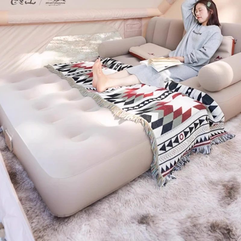 Sleeping Bag Automatic Inflatable Sofa Camping Tent Mattress Inflatable Portable Folding Outdoor Furniture Opblaasbaar ZYCQSF