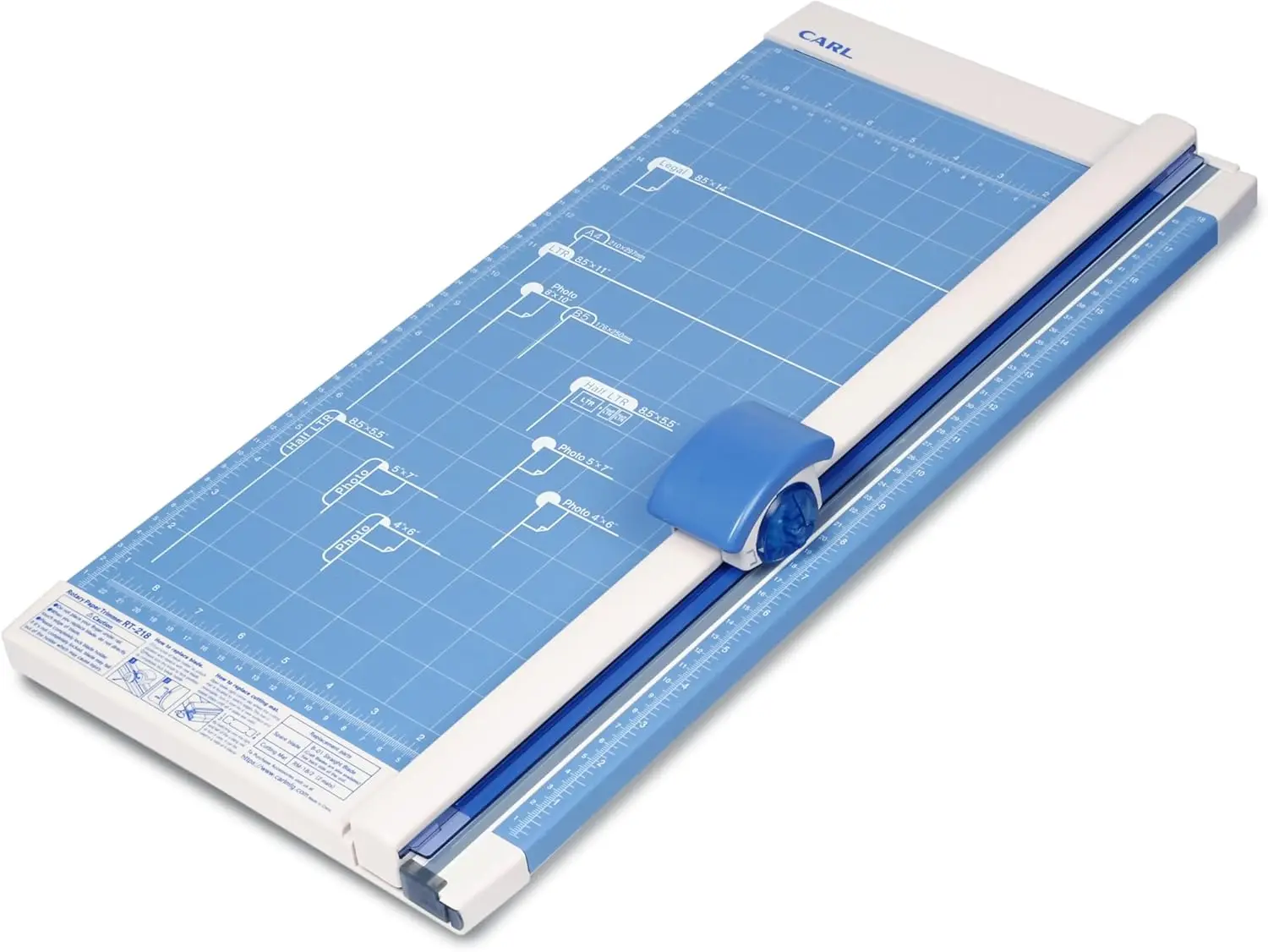 Professional Rotary Paper Trimmer, 18-Inch, Precise Cuts with Carbide Blade and Rail Mechanism