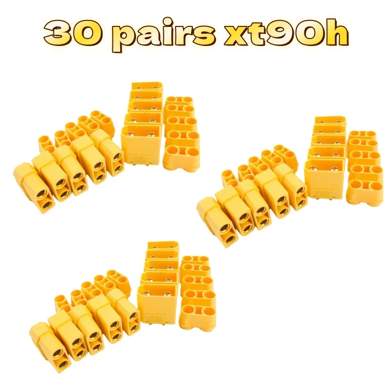 

Connectors Male And Female for RC Model Battery High-Quality Connector Set for Remote 30Pair Lot XT90 XT90H Plug
