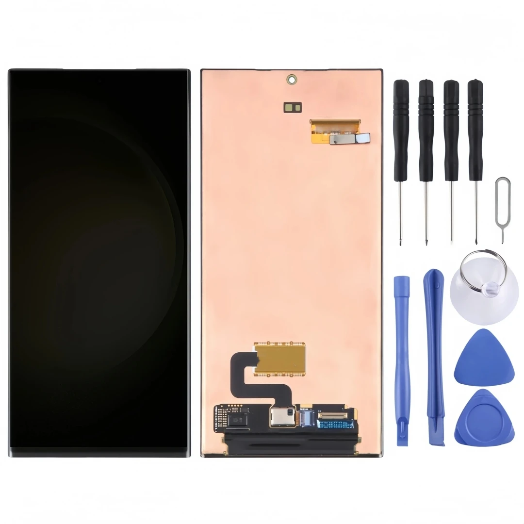 Schermo Oled Con Cornice Adatto Per Samsung Galaxy S23 Ultra 5G SM-S918U Accessori Per Telefoni Cellulari Edizione USA-image