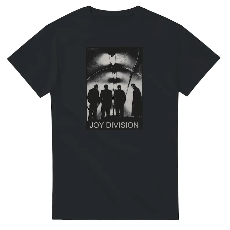 Joy Division Inspired T-Shirt Classic Fit Heavyweight Cotton Tee Perfect for Music Lovers Graphic T Shirts New in Tops & Tees
