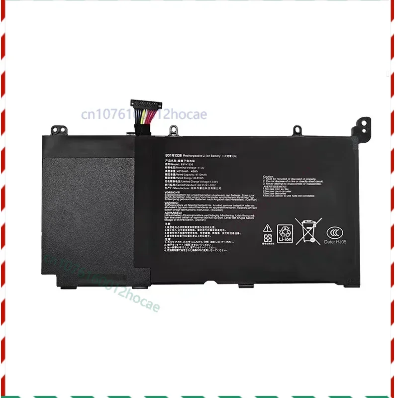 

Applicable to ASUS C31-S551 S551L S551LB/LA/LN V551L/LA B31N1336 11.4 V 48WH batteryClippers