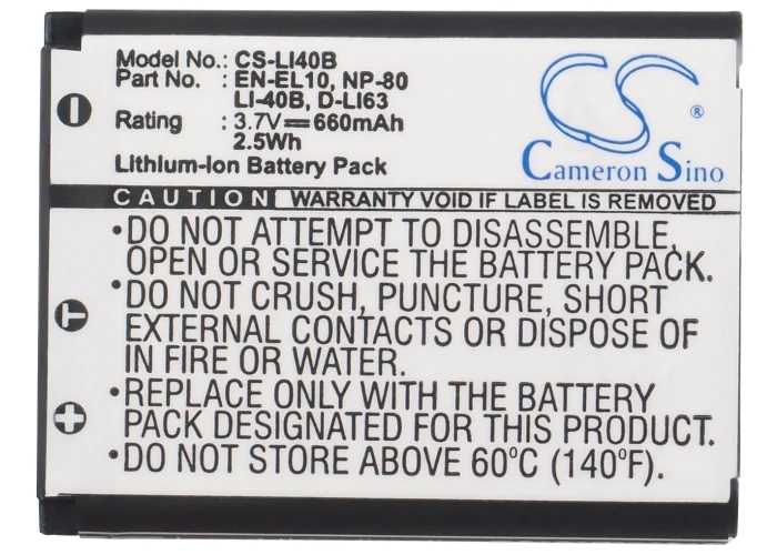 Camera Battery For 02491-0061-212H.02A1M.001 D032-05-8023 DLI216 Casio NP-80 NP-82 GE D016 DS5370 GB-10 Medion VG037612210001