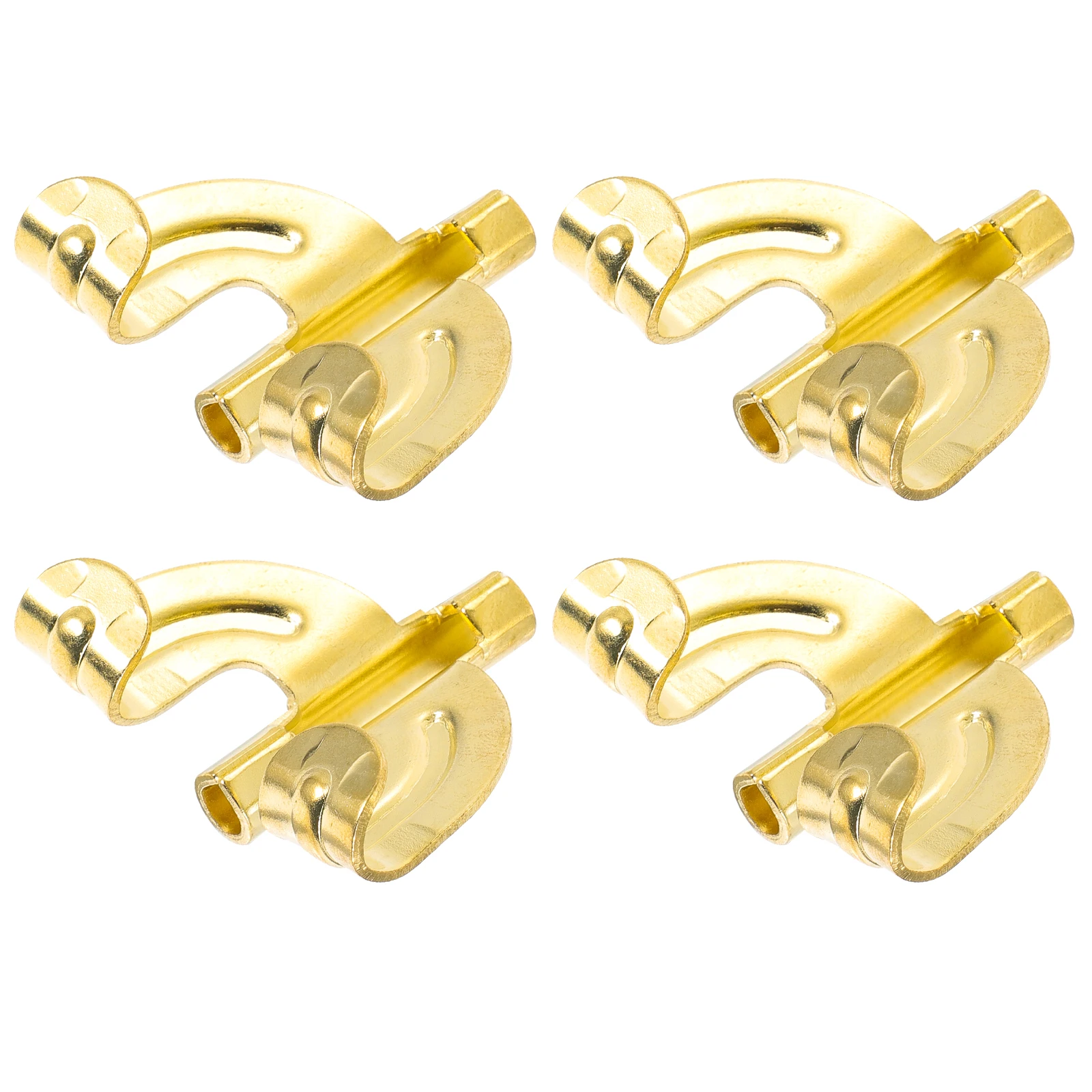 

4pcs Drum Accessories Screws Golden Metal Claw Hook for Bass Drum Replacement Sturdy Instrument Fixing Kit Part