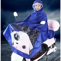 The New Electric Bike Motorcycle with Cap Raincoat Outdoor Biking Thickened Adult Version Poncho Battery Bike Special Raincoat