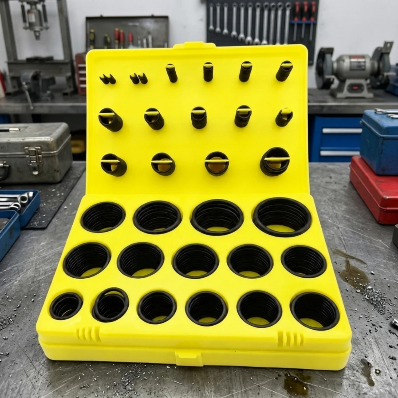 Picture 7: O-Seal Assortment Kit with Storage Case Assorted O-Seal Kit with Organizer Case Oil-Resistant Nitrile for Mechanics