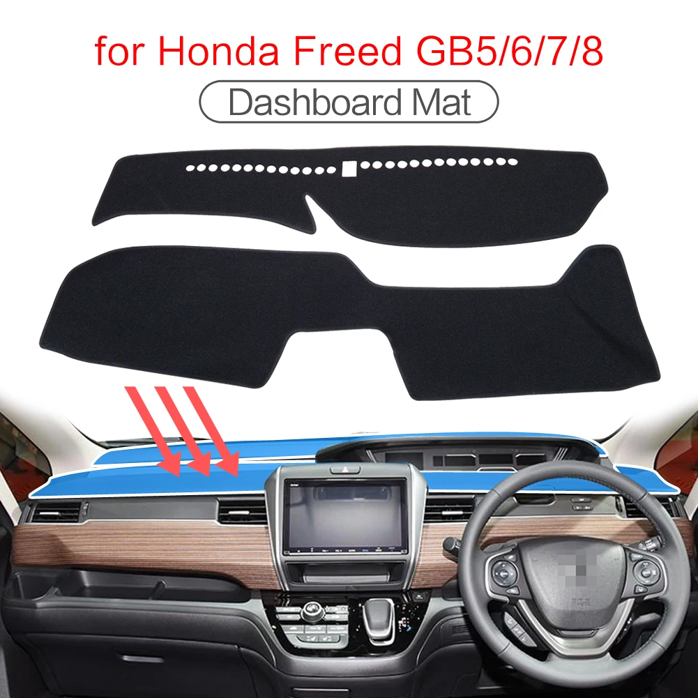 

Car Dashboard Mat for Honda FREED 2016-2021 GB5 GB6 GB7 GB8 GB9 Sunshade Protective Carpet Dash Mat Dashmat Accessories