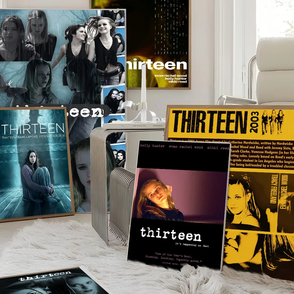 Thirteen Movie Film Self-adhesive Art Poster HD Quality Wall Art Retro Posters For Home Home Decor