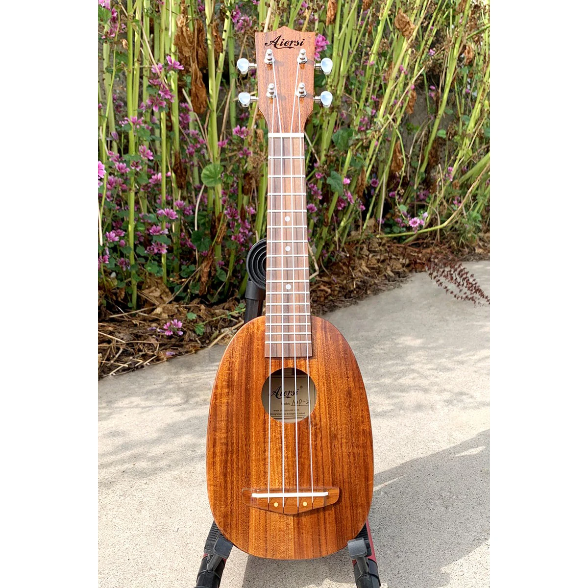 

All Solid Koa 21 Inch Soprano Pineapple Professional Ukulele Handmade Ukelele Guitar For Professional Stage Performance