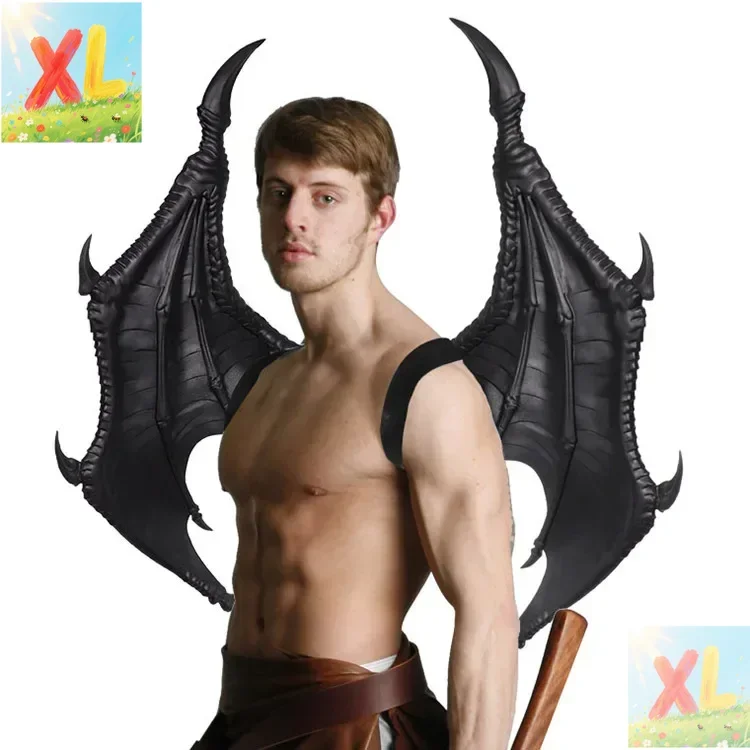 

Halloween devil big wings male show stage performance props cos adult dragon monster monster handsome dress up