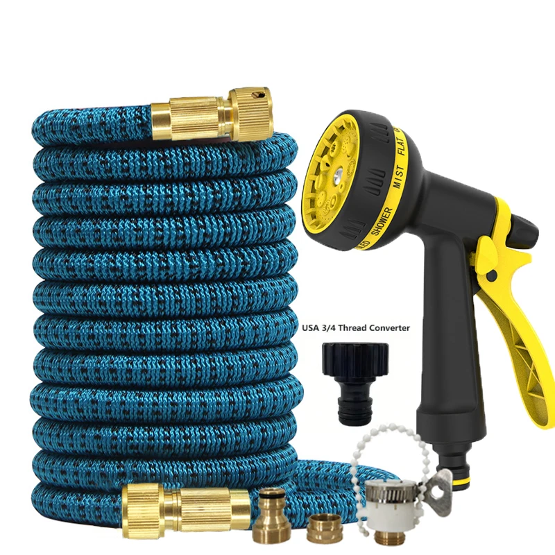 

NEW Horticultural Hose Expansion Irrigation Pipe High-Pressure 10 Function Car Wash Spray Gun Set, Irrigation Tool Garden Hose