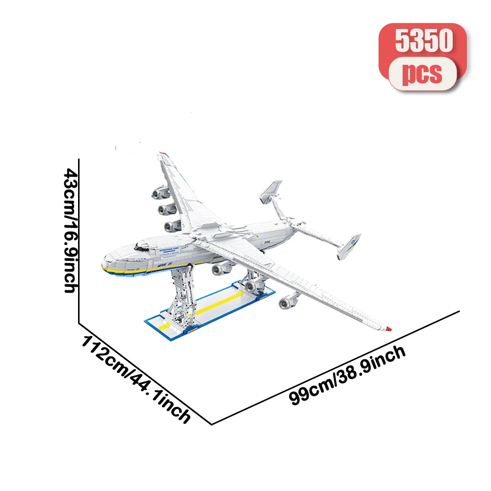 Technic creative expert 57014 space An-225 airplane moc Building Block Collection model toy gifts kids friends Christmas 5350pcs