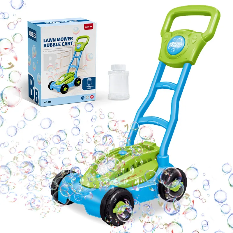 Máquina automática de bolhas de sabão, carrinho, walker, brinquedos, soprador eletrônico de bolhas, verão ao ar livre, quintal, jardinagem, brinquedos