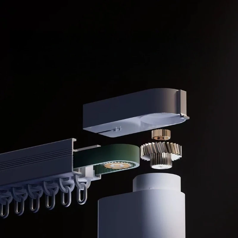 

X1 hidden motor, Bluetooth Mesh2.0 smart electric curtain