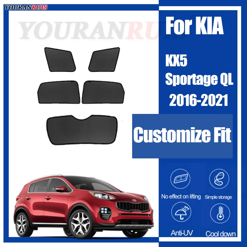 

Для Kia KX5 Sportage QL 2016-2021 магнитные автомобильные окна переднего лобового стекла солнцезащитный козырек автомобильные солнцезащитные шторы