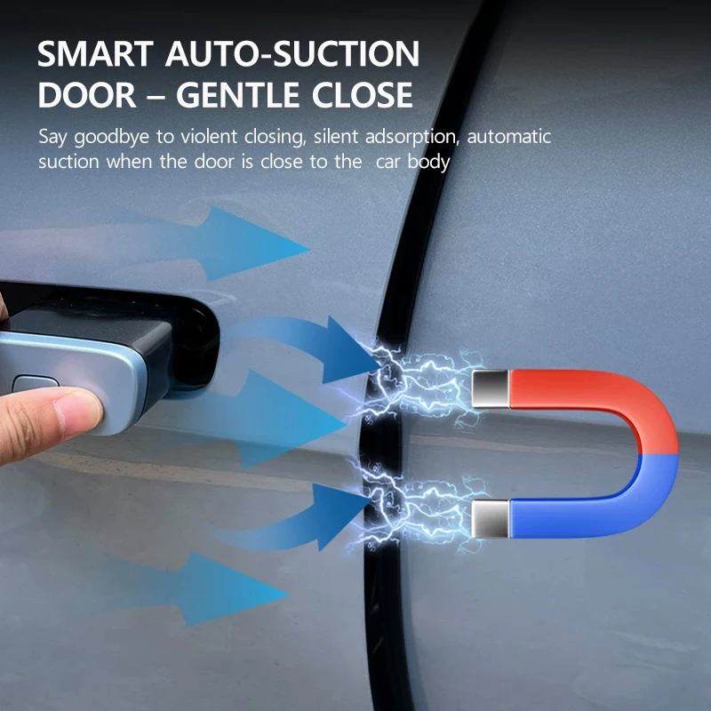 VASTZ Soft Close Door Kit For BYD Dolphin Surf Silent Gentle Anti‑Slamming Power Closing Latch System Auto Pull Door Easy Close