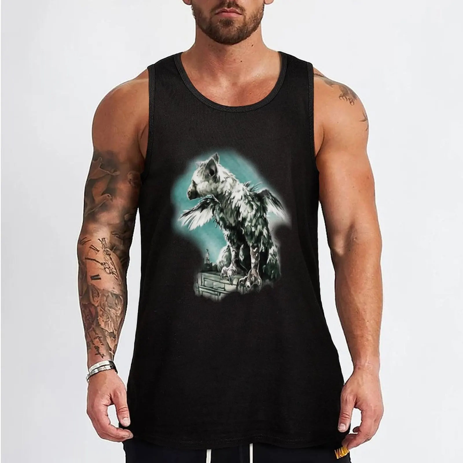 The Last Guardian-Camiseta sin mangas de vinilo para hombre, ropa deportiva para gimnasio