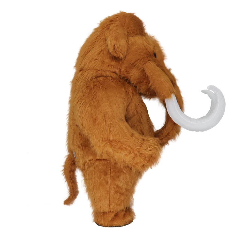 SAYGO nadmuchiwane pluszowe mamuta kostium maskotka Fursuit primigenius promocja Halloween na imprezę Cosplay Furry sukienka zwierząt dorosłych