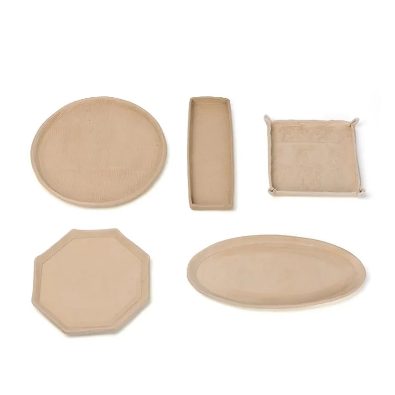 Pottery Ceramic Tool School Ceramic Bar Hand-printed Blank Molding Mud Board Molding Wooden Concentric Cutting Guide