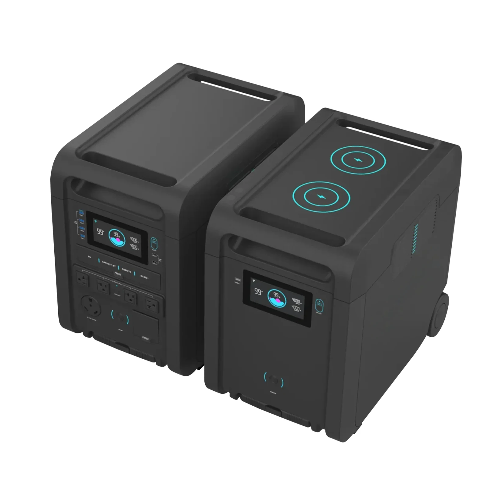 Swalle 4200w 5120Wh LiFePO4 Portable Power Station Solar Generator 5000W 10000W Home Backup Camping Golf Cart Emergency UPS EU