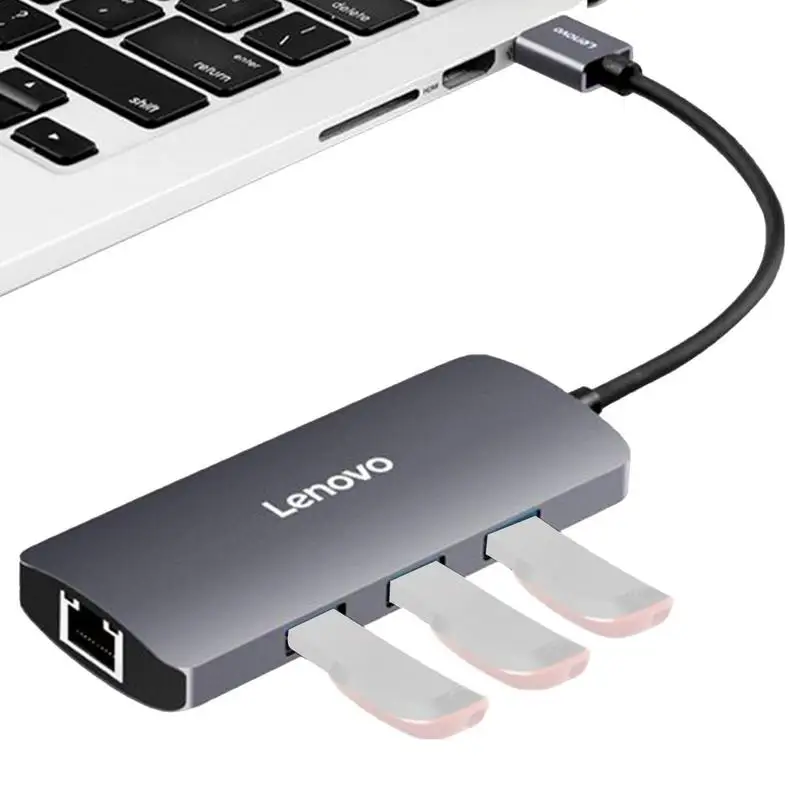 Lenovo USB3.0 Docking Station Durable High Speed USB Hub 3.0 Multiple Port For PC Computer Accessories Docking Station Adapter