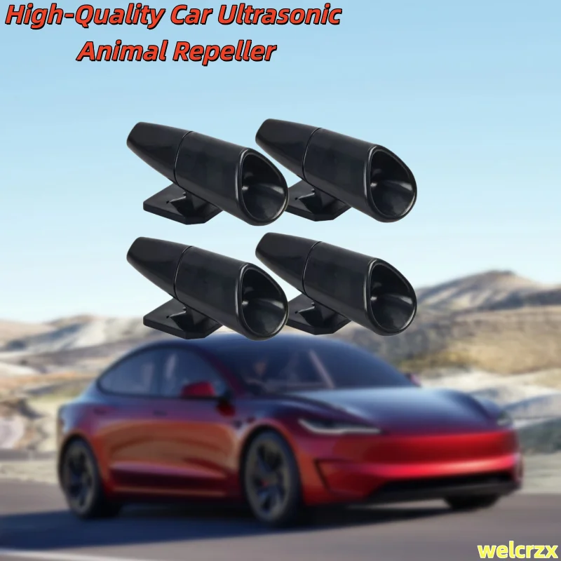 4pcs Ultrasonic Car Deer Whistle Animal Repeller Mini Car Safety Deer Whistle Weather-Resistant Animal Alerts Universal