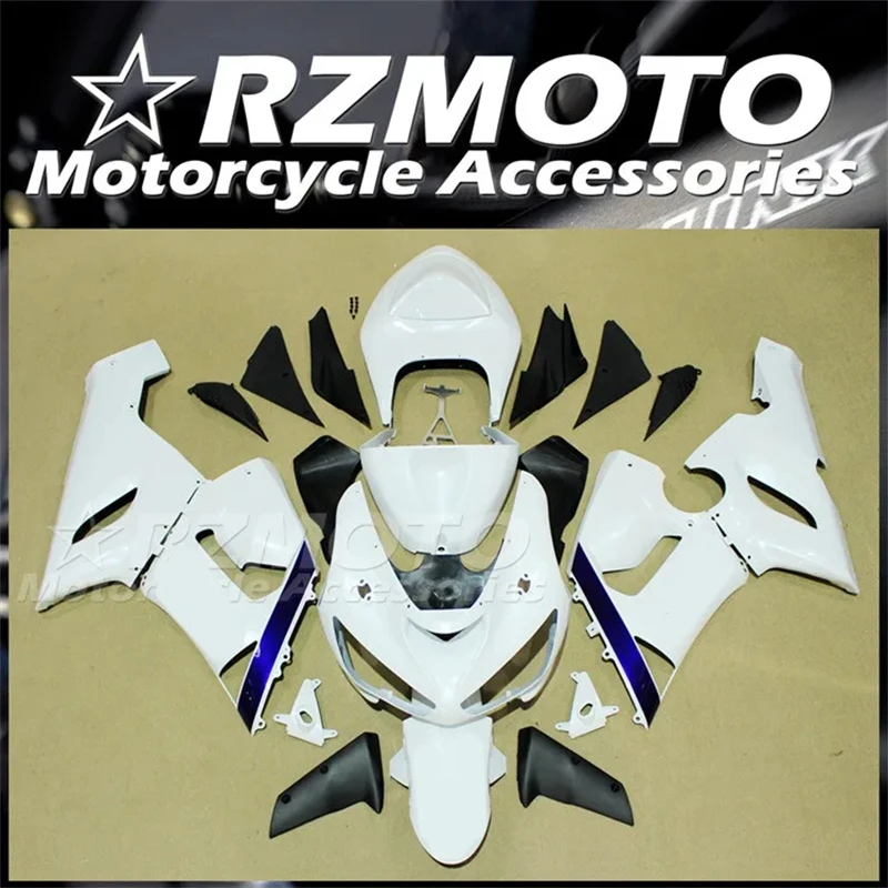 4Gifts Injection Mold New ABS Motorcycle Fairings Kit Fit For KAWASAKI ZX6R 636 2005 2006 05 06 Bodywork Set Custom White