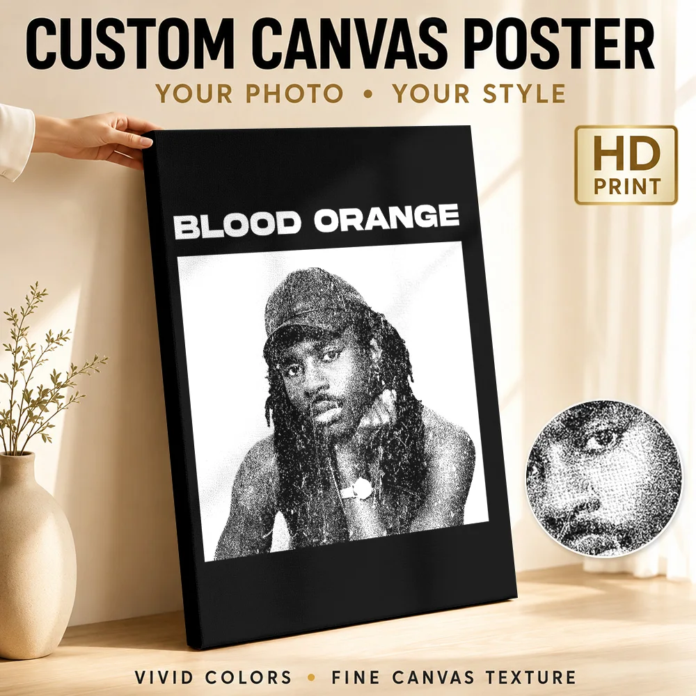 Blood Album Cover Canvas Print Poster Personalized Retro Music Wall Paintings Decoration for Bar Collectible Ready to Hang Gift