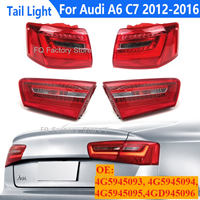 LED Rear Tail Light Brake Lamp For Audi A6L A6 C7 Sedan 2011-2016 4GD945093 4GD945094 Reverse Bumper Light Warning Signal Light