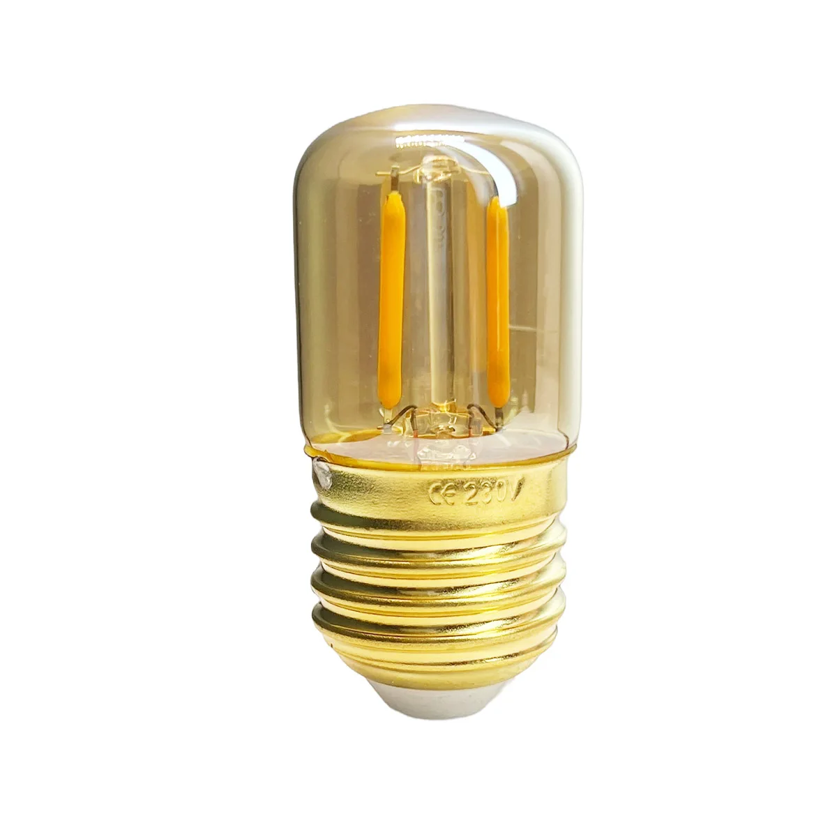 Mini E27 T28 Light Bulb Filament 1W 2200K Vintage Candle Light Ampoule Incandescent Spiral  AC 220V Lamp Glass Bulb Vintage Warm