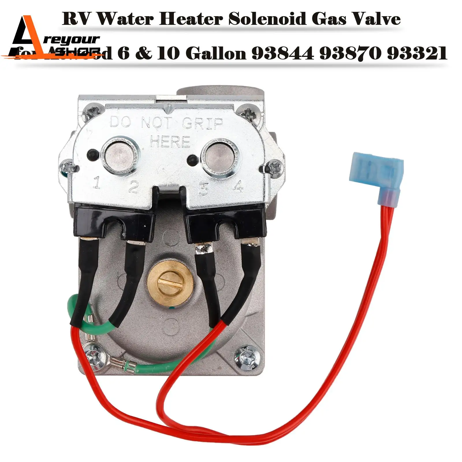 

RV Water Heater Solenoid Gas Valve for Atwood 6 & 10 Gallon 93844 93870 93321