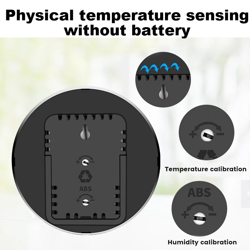 Mini Thermometer Hygrometer Scale Temperature Gauge Celsius Household Thermometers Weather Station for Greenhouse Garden Cellar