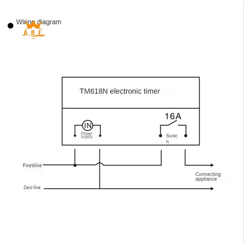 

A08E-1 Piece Sinotimer Tm618n-2 Lcd Digital Programmable Timer Switch 220V Ac 7 Days With Relay Inside And Countdown Time Functi