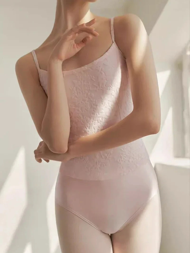 Women Dance Ballet Leotards Camisole Gymnastic Leotard Yoga Adult Bodysuit Back Ballet Bodysuit Teen Skate Swimsuit