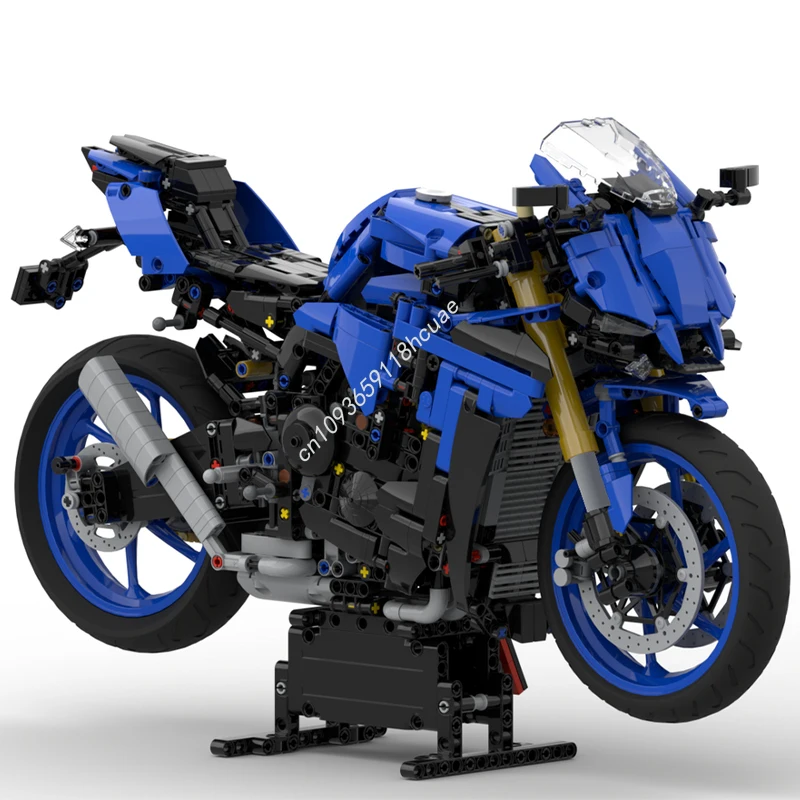 1624pcs MOC Yamahaes R1 Technic Building Blocks Children's Christmas toy Gift Model Construction DIY Assemble creative idea