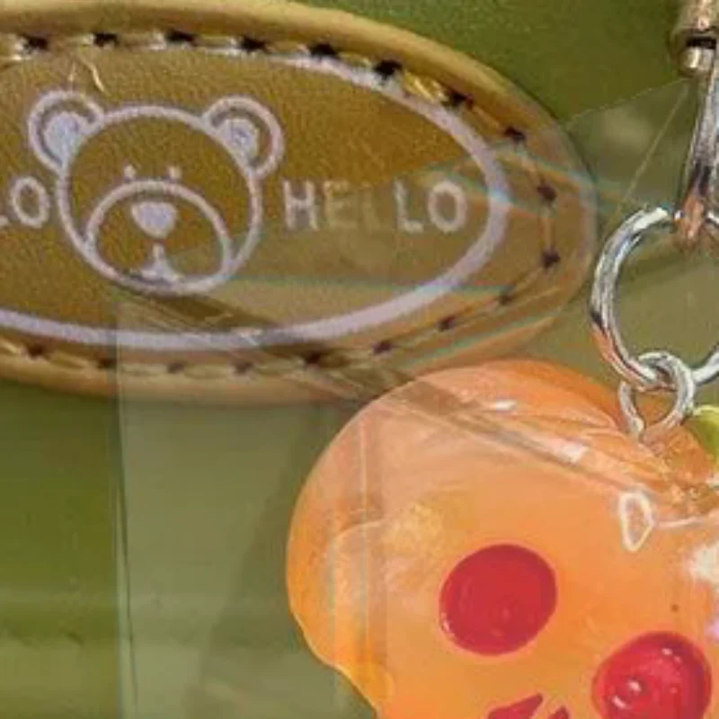 Halloween Mini Glow Pumpkin Keyring Cute Scary Face Bag Charm Earphone Cover Pendant Student Fashion Accessory Holiday Gift