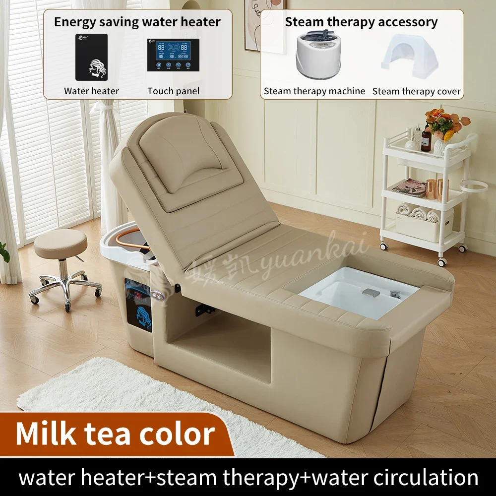 高級電動スパベッド、調節機能付き、モダンデザインのヘッドスパとフットスパ、ホテルでの使用に適したマッサージベッド