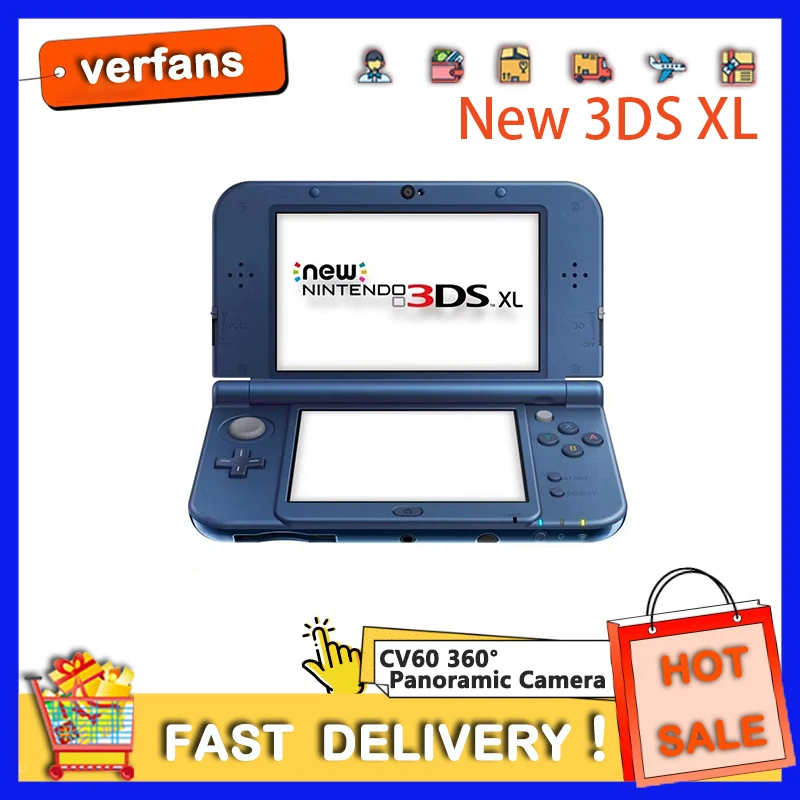 Handheld Game Console 3DS XL / New 3DS XL Touch Screen LCD Monitor New 3DS 3DSLL 3DSXL Classic Retro Game Console 3DS Games