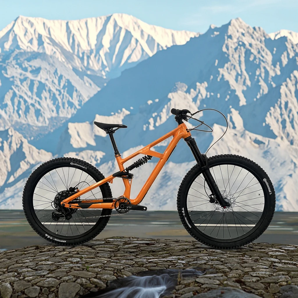 

Передний 29-дюймовый задний 27,5-дюймовый горный велосипед с полной подвеской для скоростного спуска MTB Soft-tail 170 Велосипед эндуро по индивидуальному заказу Цвет рамы