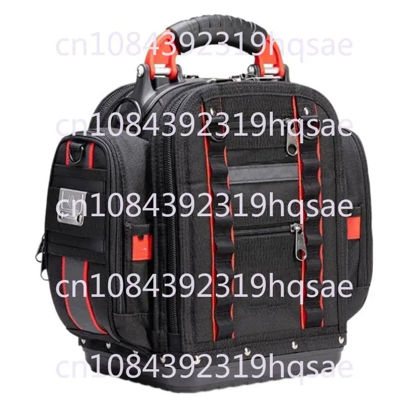 Heavy Duty Tool Backpack Long-Lasting Portable Tool Bag Work Gear Large Capacity Comfortable Carry for Construction Site