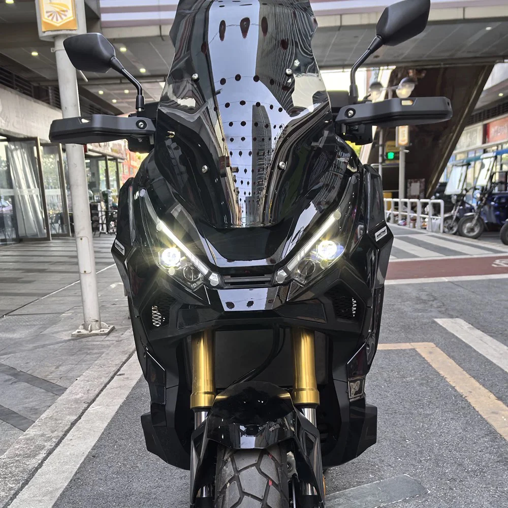 لهوندا XADV 750 X-ADV750 2025 عدسة المصباح الأمامي درع X-ADV 750 العلوي حامي X ADV 750 المصباح الغطاء الواقي XADV #3
