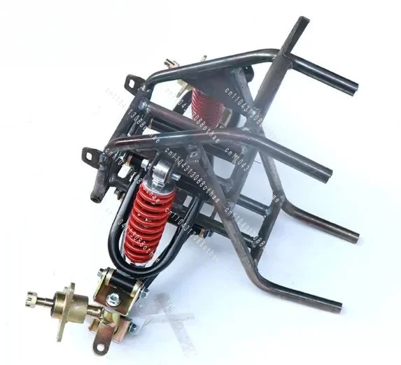 For Homemade Four Wheeler Inverted Three Wheel Motorcycle Beach Kart Modified Front Frame Suspension Disc Brake Parts