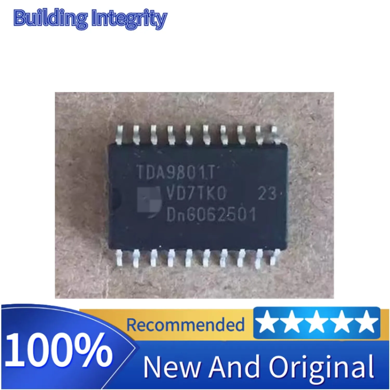 5 Pieces TDA9801 TDA9801T SOP20 New Original Quality Guarantee in Stock