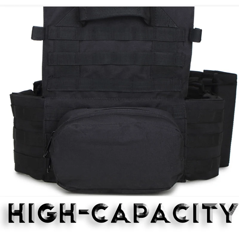 Chaleco táctico de camuflaje para hombre, chaleco Molle de Airsoft para caza al aire libre, entrenamiento de combate CS, a prueba de balas, 6094