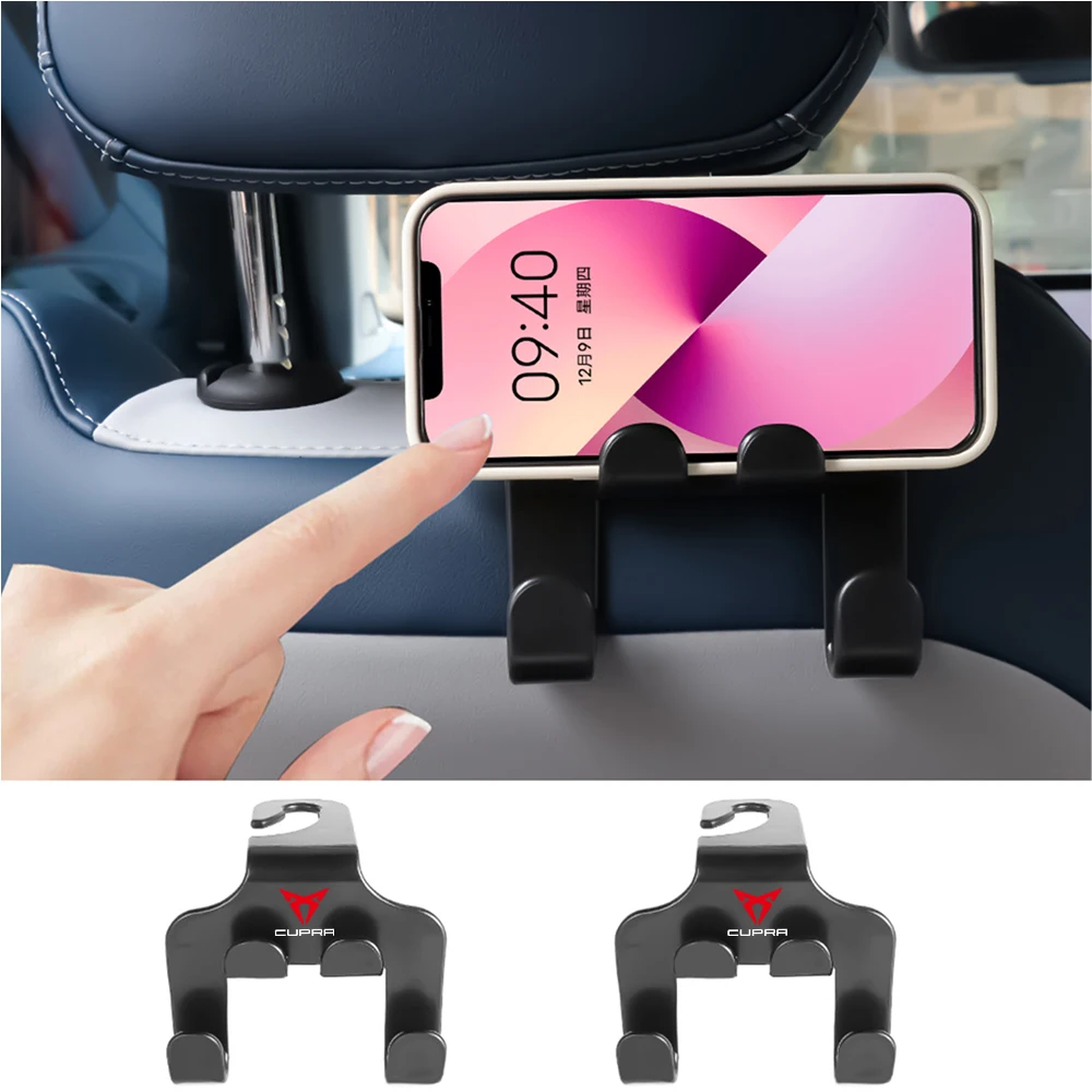 Car Seat Headrest Hook New Hanger Storage Organizer Holder For Seat Cupra FR Racing Ibiza Leon E-racer Ateca Altea Arona Toledo