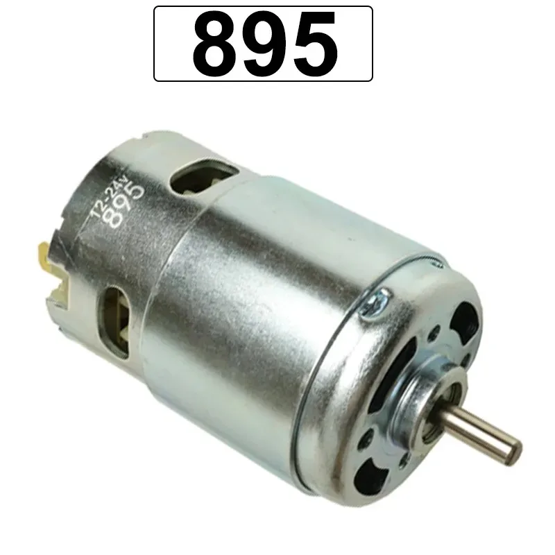 895 DC High Power Driving Motor 12/24V Wide RPM Range 3000 5000 10000 12000 20000RPM Grinder Scooter Cutting Machine Component