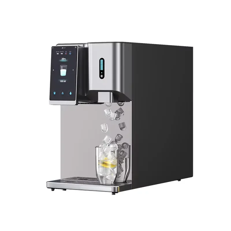 Large HD Touch Screen Electric Countertop Water Dispenser with RO Filter Ice Maker Hot/Cold Purifier for Household & Hotel view 5