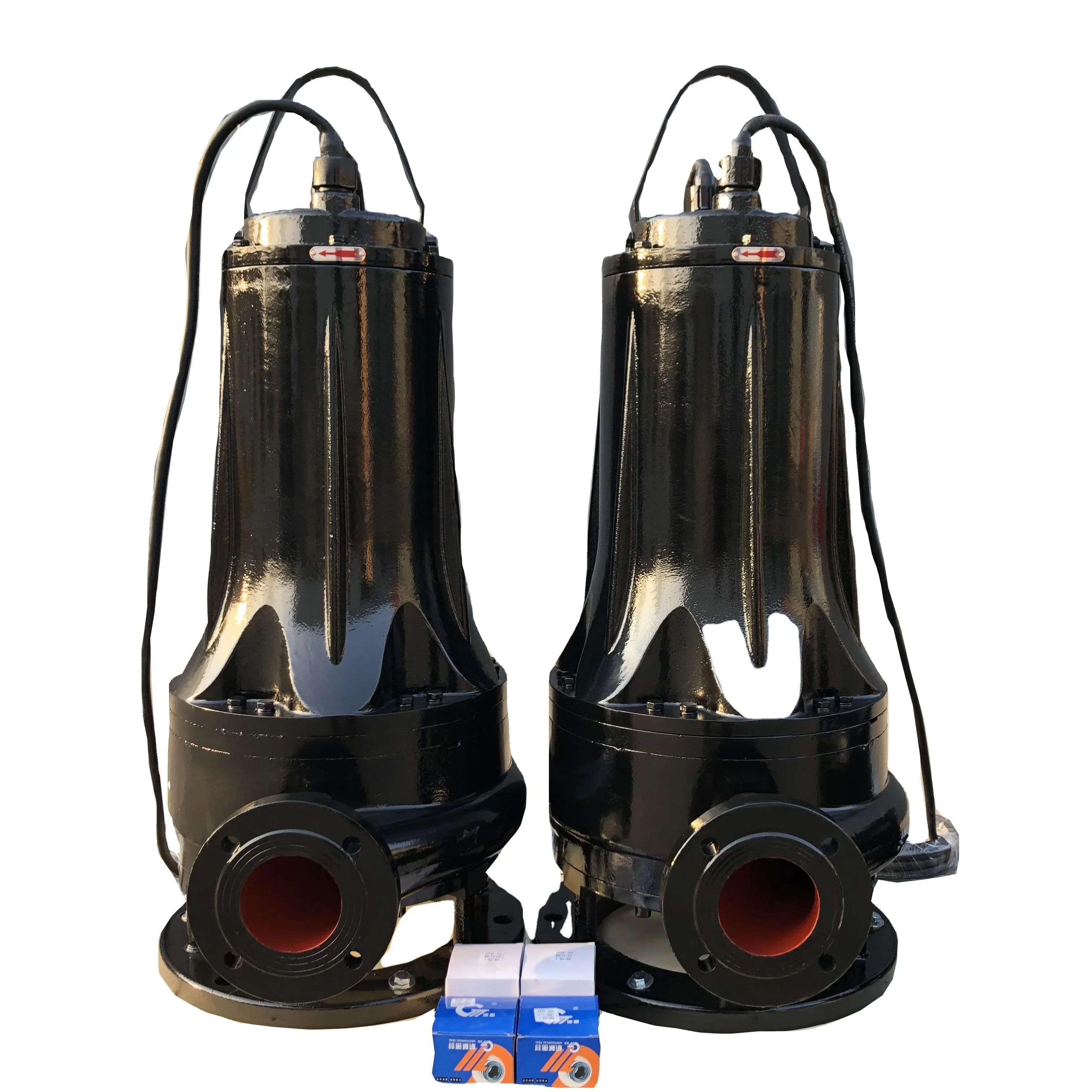 

High Efficiency Submersible Sewage Pump With Float Switch Control Cabinet