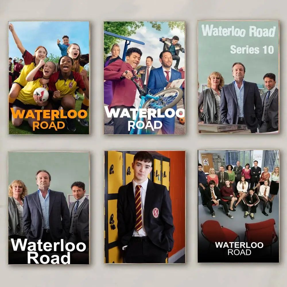 tv series W-Waterloo Road-D Poster Modern Wall Decal for Living Room Cafe Office Bar and Bedroom