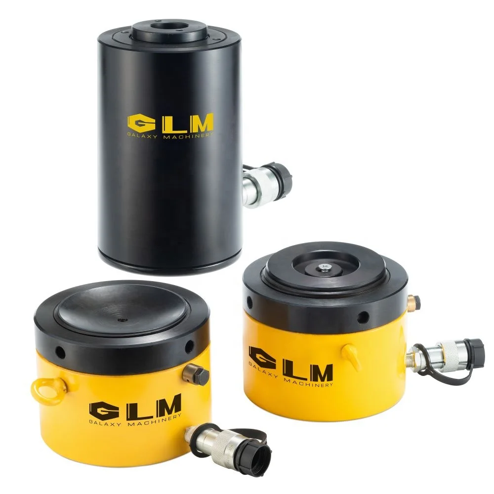 

Aluminum Hollow Single Acting Lock Nut 20 Ton Hydraulic Cylinder Jack